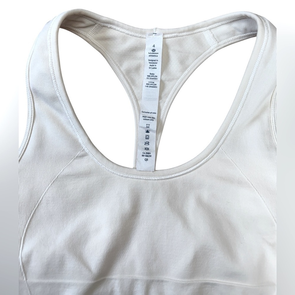 Lululemon, Racerback Tank, Size 4, Beige 🧘♀️ - Picture 8 of 10